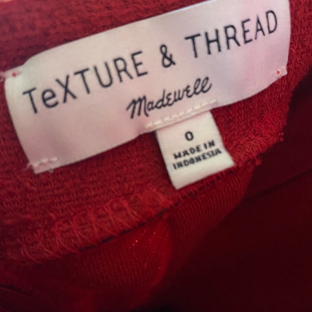 Red Knit Jumpsuit - Picture 3 of 3